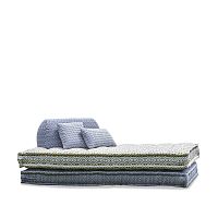 Single garden mattress La dolce vitapolyurethane110x200 cmblue