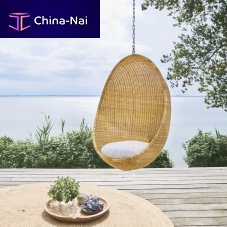 Contemporary hanging chair Hanging Eggoutdoorrattanwicker