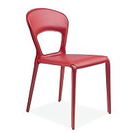 Contemporary chair CONFORTindoorleathermetal base