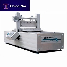 Roller coating machine for conductive filmfor paper