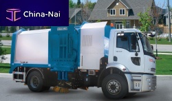 Vehicle-mount sweeper hydraulicstreet