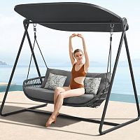 Rope swing seat VASCASunbrella®metal2-person