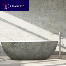 Oval bathtub STONE EVOfree-standingfor homesminimalist design
