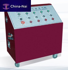 Argon gas refilling device for insulating glass production