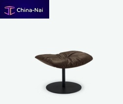 Contemporary footrest LEYAfabricleather