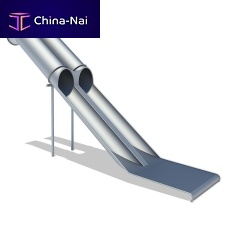 Upright slide 54035712300 for playgroundstainless steeltubular