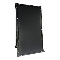 Mobile acoustic barrier ISOBOARD®polyurethanebarrierwith intergrated insulation