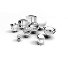 Contemporary door knob GLOBEcrystal