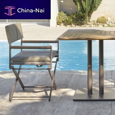 Contemporary chair OSKARgardenteakpolyester