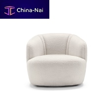 Contemporary armchair Emberfabricleatherwooden