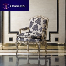 Louis XV style armchair ART. B/01fabricbeechred