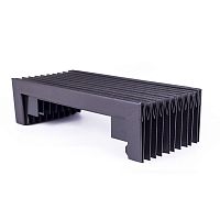 Square protective bellows hexagonalright-angleflat