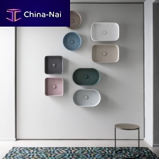 Countertop washbasin SHUI COMFORT - LE TERRE DI CIELO ceramicmultiplewithout hole