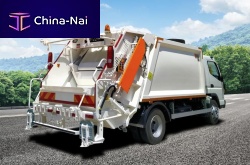 Mixed waste compactor mobilehydraulic