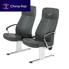 Passenger ship seat A400with armrestshigh-back2-person