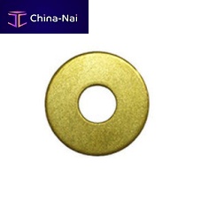 Round washer DIN 9021brass