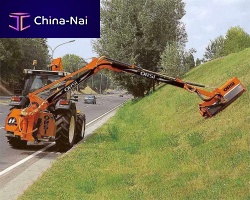 Tractor-mounted mower ROYAL seriesfor runway