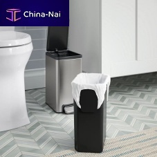 Kitchen trash can K-31319-STWstainless steelwith lidfoot-operated