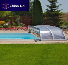 Low swimming pool enclosure telescopicplasticmanual