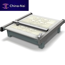 Textile cutting machine multi-ply fabric