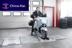 Motorcycle brake tester roller