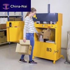 Vertical baling press B3front-loadingfor cardboardfor plastics