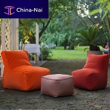 Contemporary fireside chair Morfino fabricsynthetic leatherupholstered