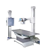 Radiography system HF525 PLUSanalogicfor multipurpose radiographywith floor-standing bucky