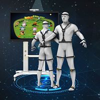 Limbs mobility rehabilitation system ViR virtualpediatricwith interactive workout