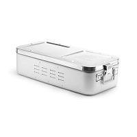 Instrument sterilization container 208 seriesanodized aluminumnon-perforated
