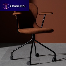 Contemporary chair MYKOindoorfabricleather