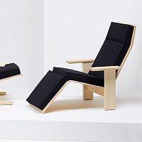 Contemporary chaise longue QUINDICIfabricleatherash