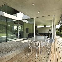 Contemporary ceiling light PUK PLUS ODroundglassmetal