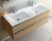 Built-in washbasin ARTIQUA 212with adjustable mirrordoublerectangular