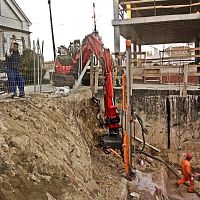 Excavator drill attachment 22Afor foundation