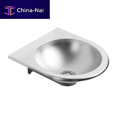 Wall-mounted washbasin ROSTOCK: CONT01211211400stainless steelcontemporary