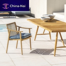 Contemporary garden chair KENOoutdoorteakwicker