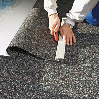 Sound insulation VIBRAX-MULTIrubberrigid panelfor flooring