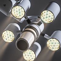 Ceiling-mounted surgical light SOL PerformanceLED2-arm96