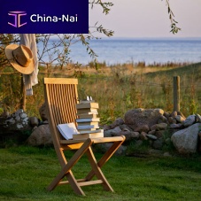 Contemporary garden chair VIKENwalnuthomewithout armrests