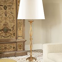 Floor-standing lamp ALBAbronzefabriccontemporary
