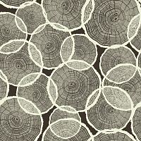 Wall-mounted decorative panel NATURA : M16015.00 TREE RINGSfor furniturefor partition wallfor door
