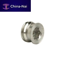 Round plug 0035-2-BLKthreadedmetalthread