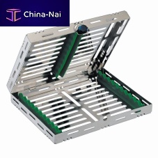 Dental instrument sterilization cassette CIL 022 003 001perforatedstainless steel
