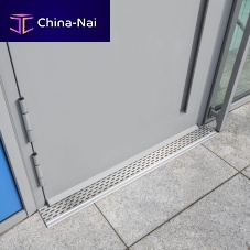 Drainage channel with grating DSsinglealuminum gratedoor