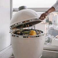 Charcoal barbecue KB10 GRANDE COLOURcommercialon castersfree-standing