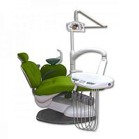 Dental unit with hydraulic chair QL-Awith monitorwith delivery systemwith light