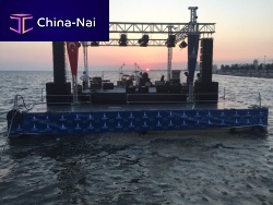 Modular pontoon workfor special eventssteel