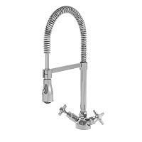 Double-handle shower mixer tap 3234countertopchrome-plated brasskitchen