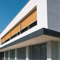 Pleated blind fabric REFLECT AIRsolar protectionplaincommercial